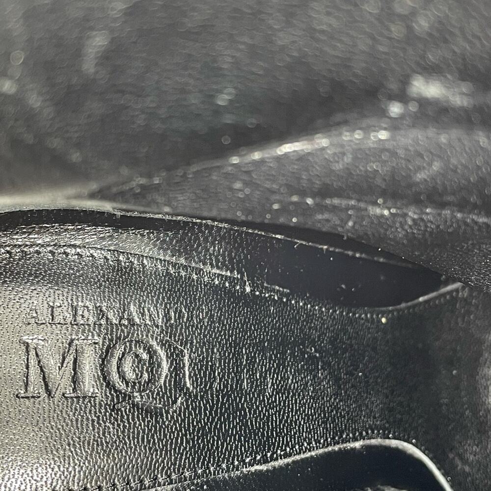 Alexander McQueen Black Leather Block Heel Buckle Ankle Boots Bootie SZ 36.5 6.5 - Picture 11 of 14